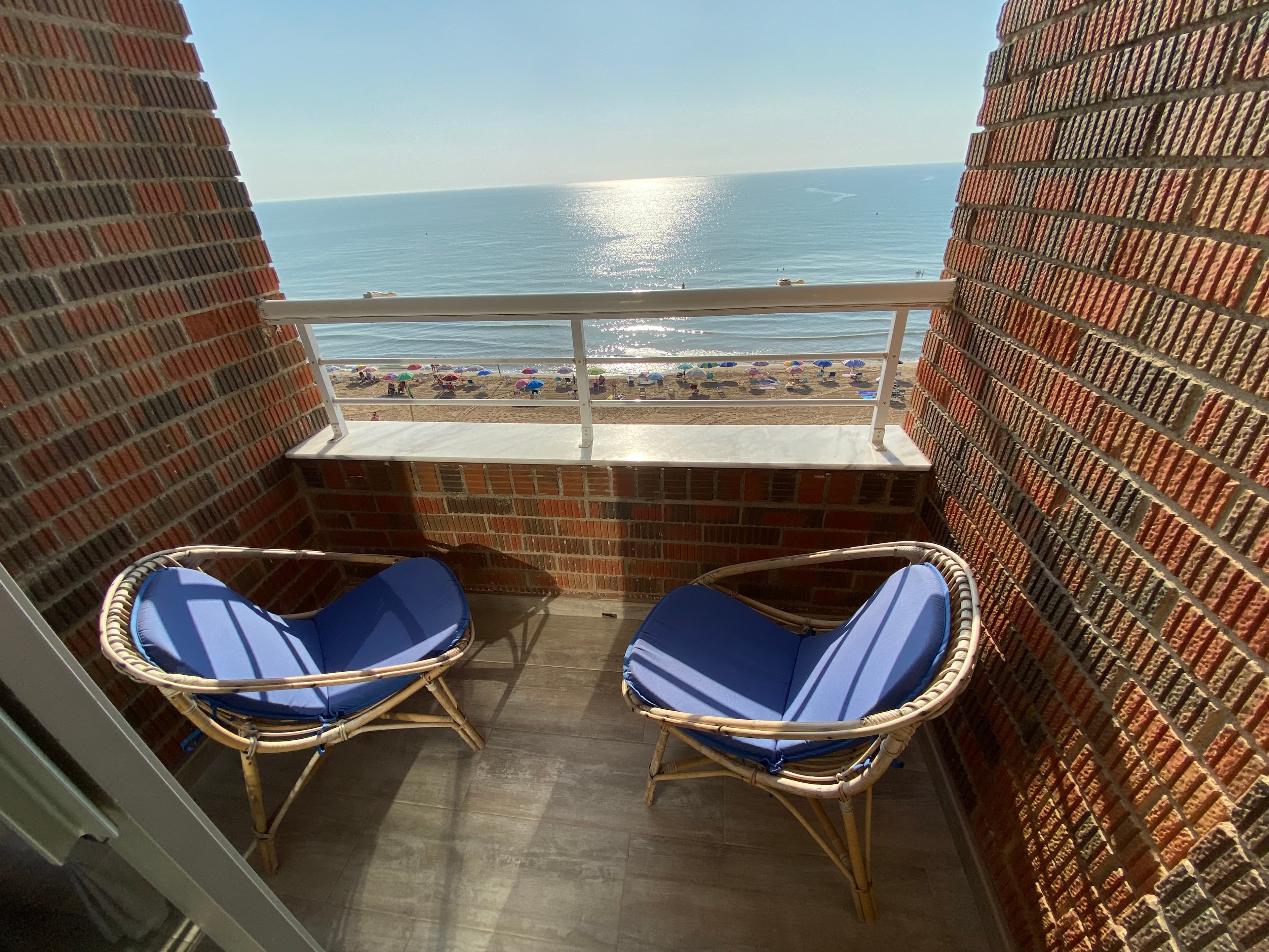 Terraza con vistas al mar